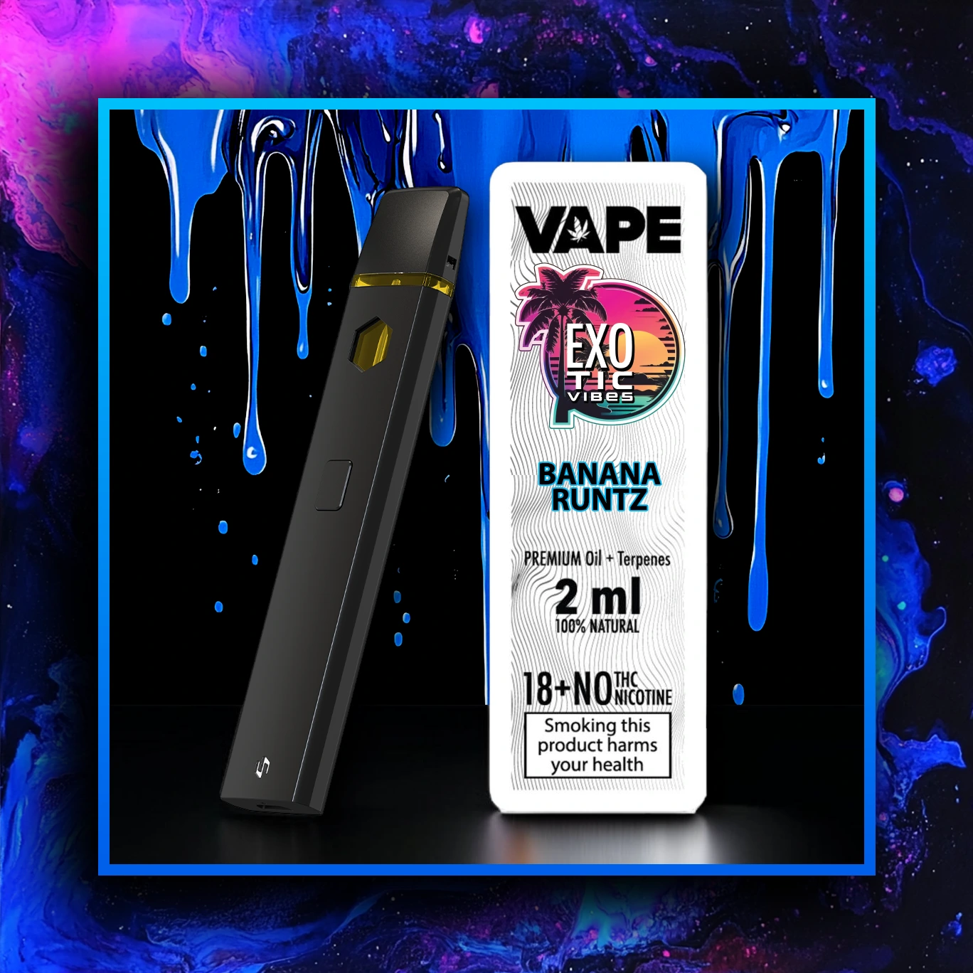 Banana Runtz HHC Vape premium - varietà aromatizzata - 2.00 ml. HHC vape