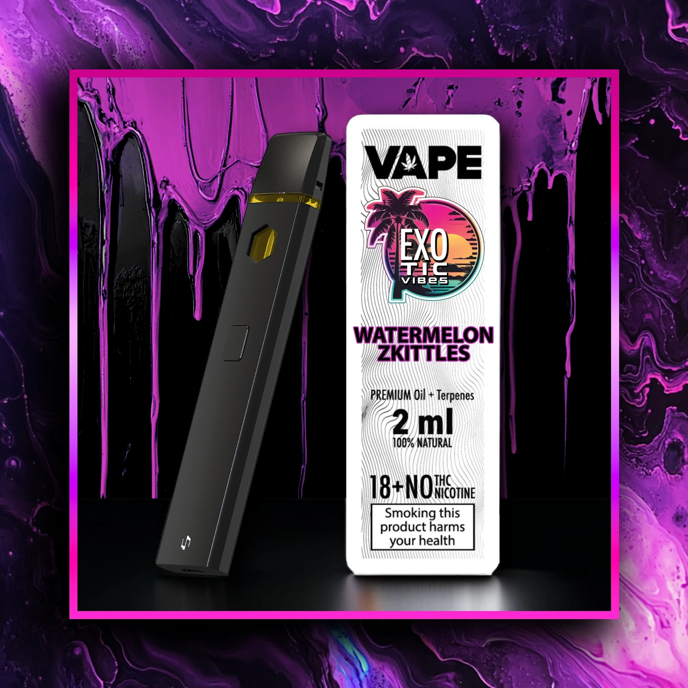 Watermelon Zkittles HHC Vape premium - varietà aromatizzata - 2.00 ml. HHC vape