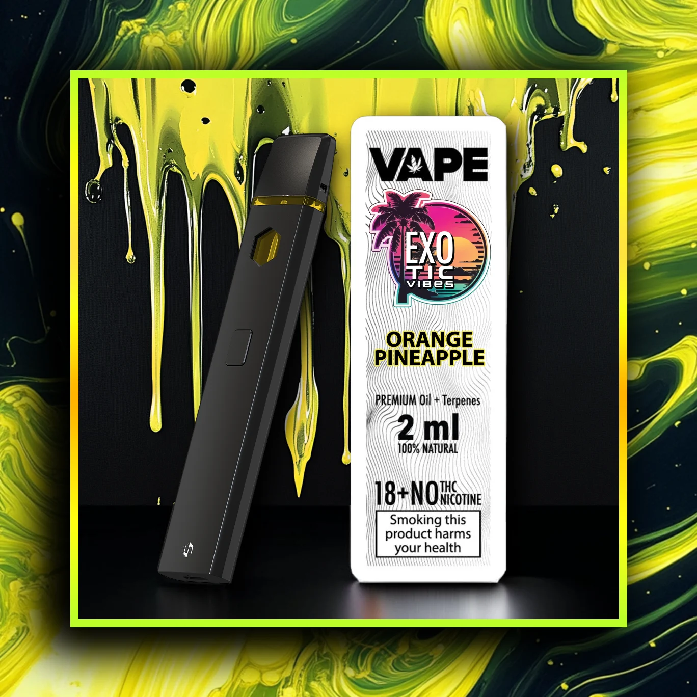 Orange Pineapple HHC Vape premium - gusto - 2.00 ml. HHC vape