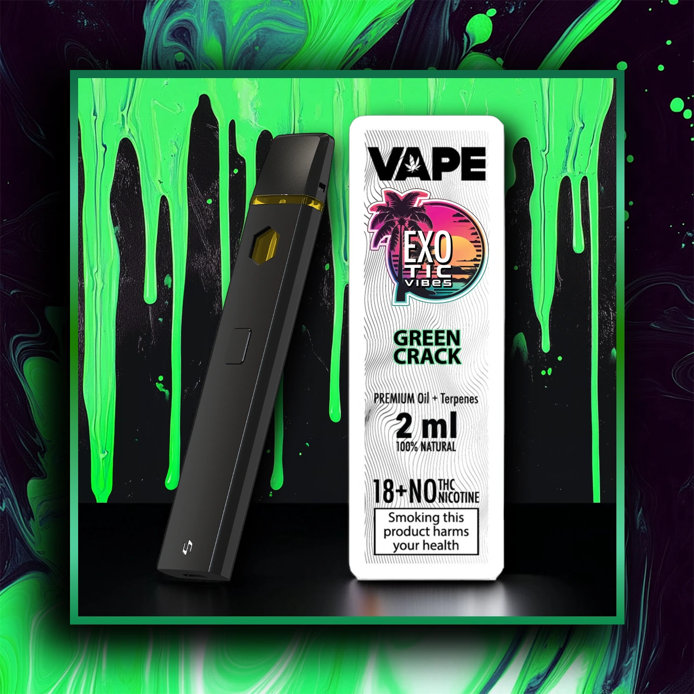 Green Crack H4CBD 2.0 - varietà - 2.00 ml. H4CBD vape
