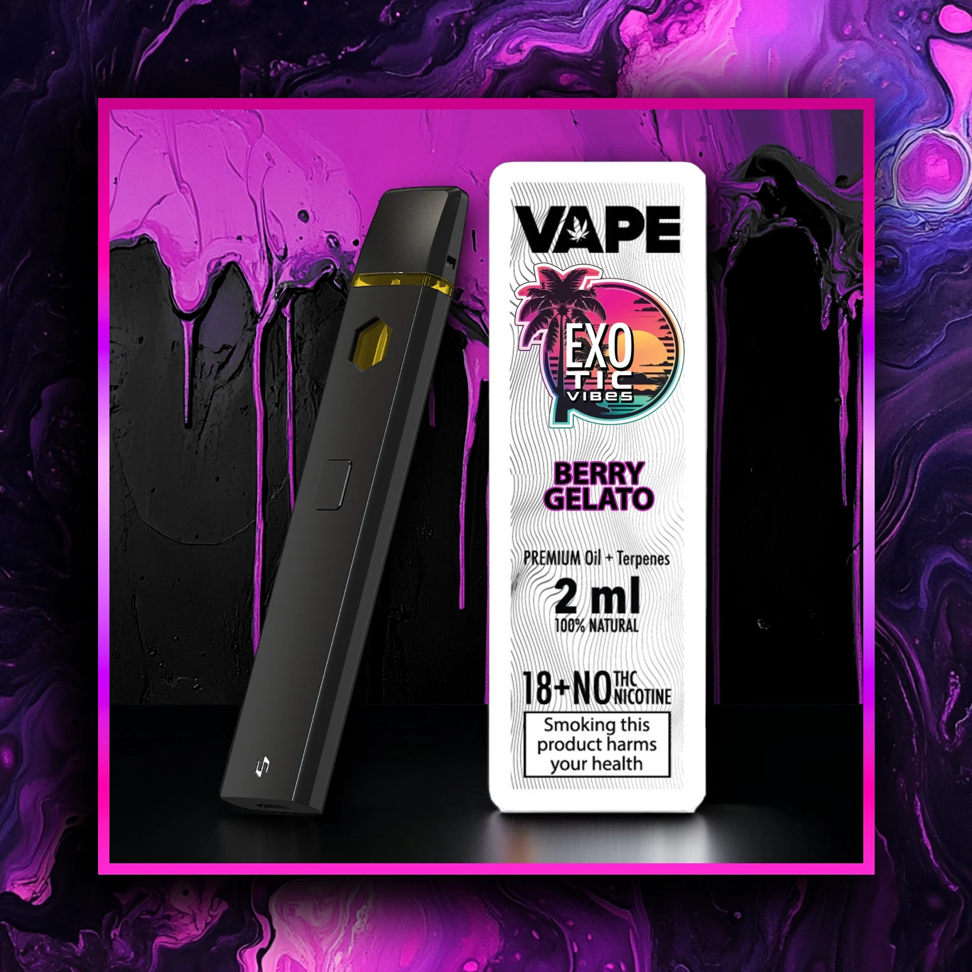 Berry Gelato H4CBD 2.0 - ceppo aromatizzato - 2.00 ml. H4CBD vape