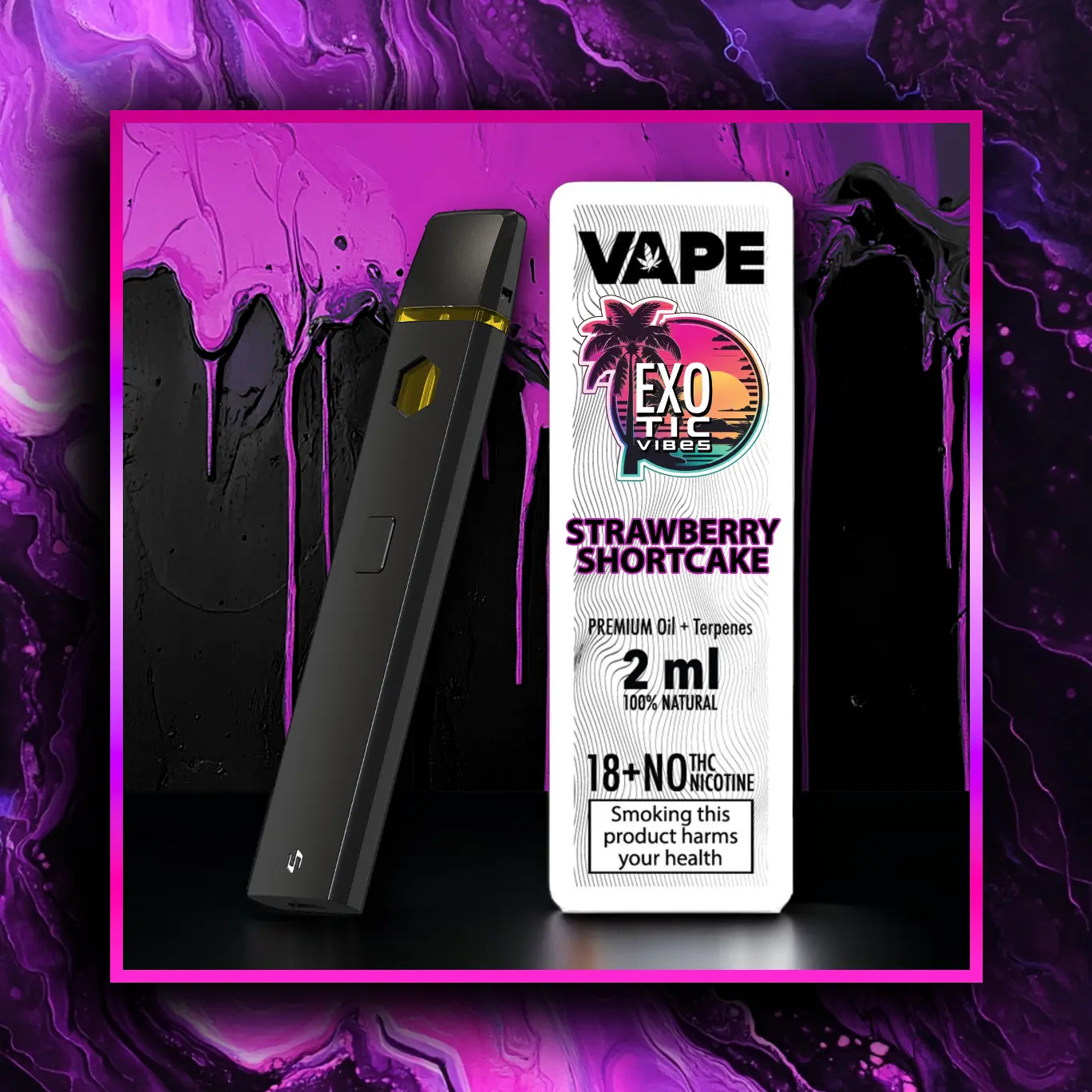 Strawberry Shortcake HHC Vape premium - varietà - 2.00 ml. HHC vape