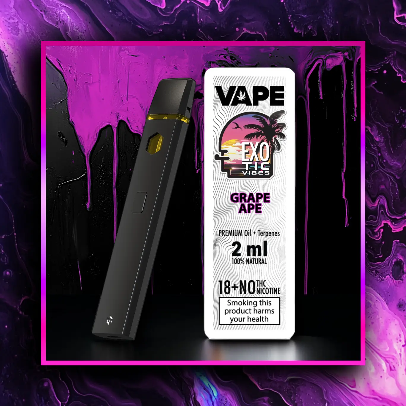 Grape Ape HHC Vape Premium - 2.00 ml. HHC