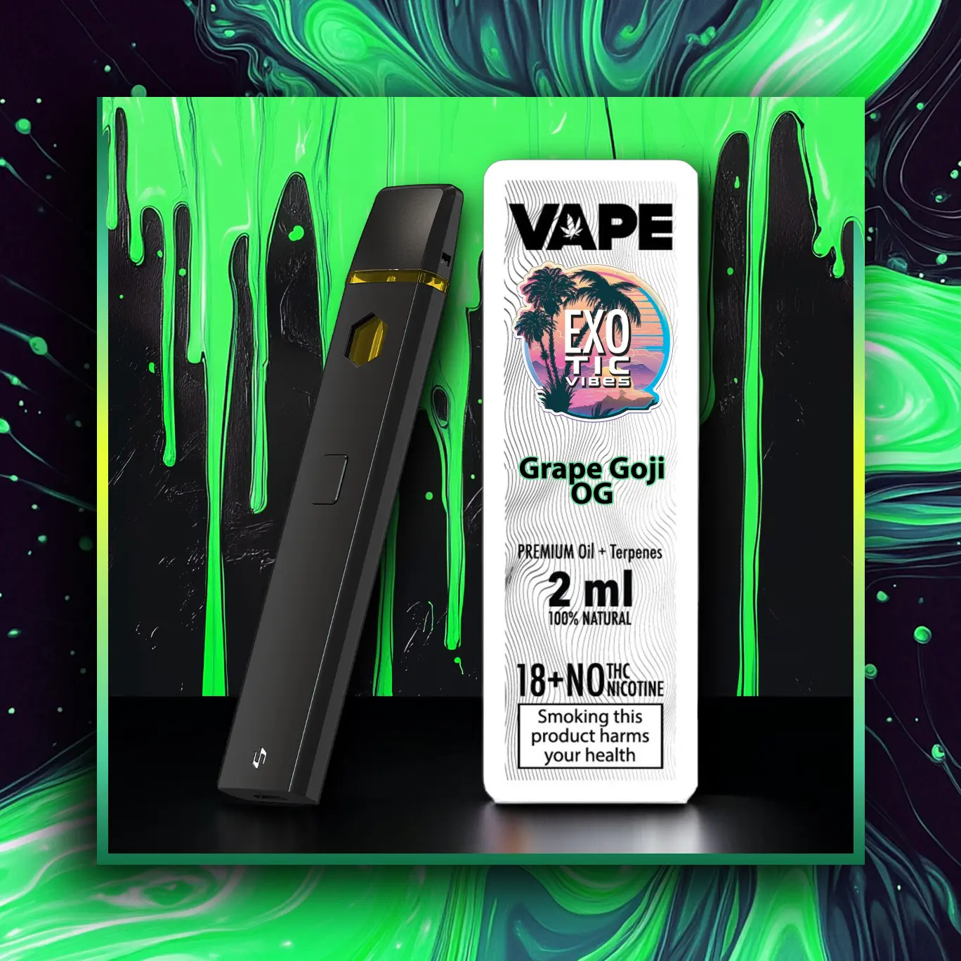 Grape Goji OG HHC Vape premium - 2.00 ml. HHC vape