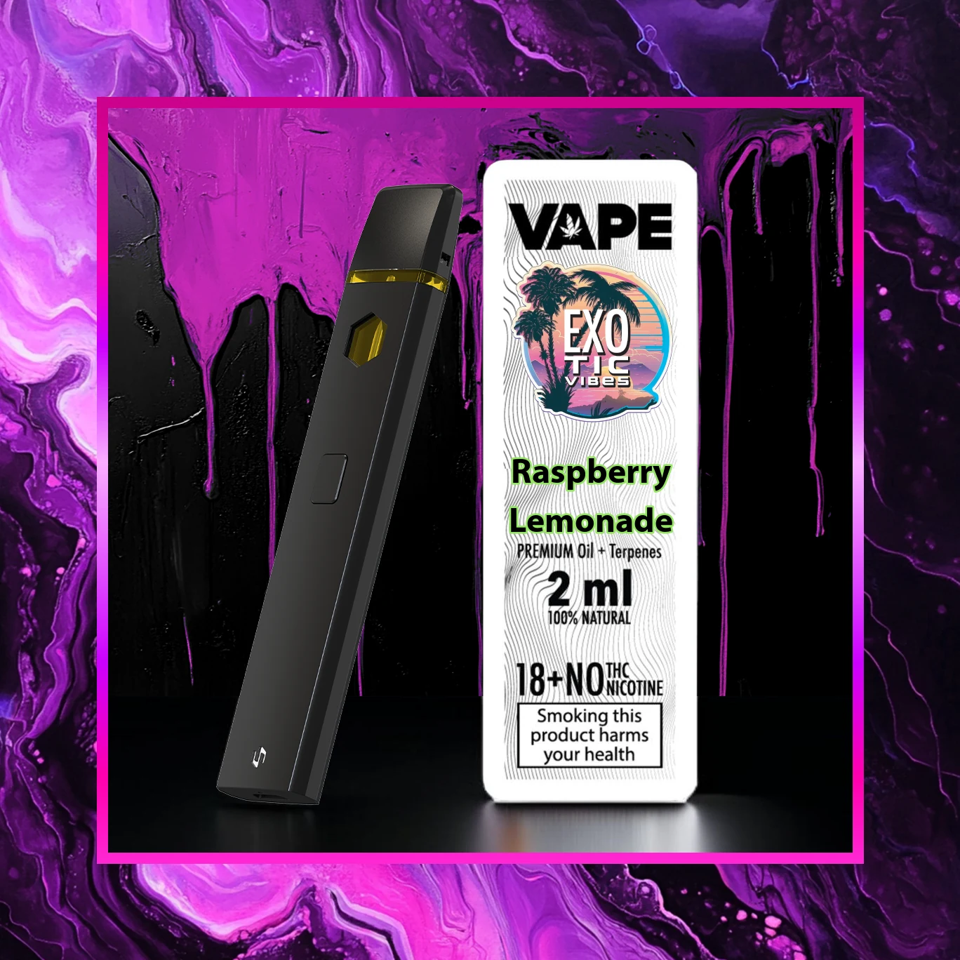 Raspberry Lemonade HCT Vape Premium - 2.00 ml. HCT
